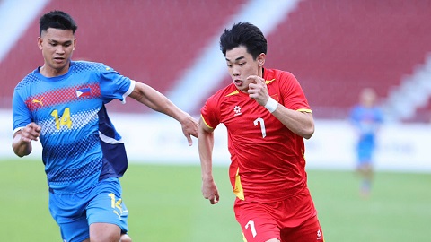Trực tiếp U22 Việt Nam 0-0 U22 Philippines: U22 Việt Nam ép sân